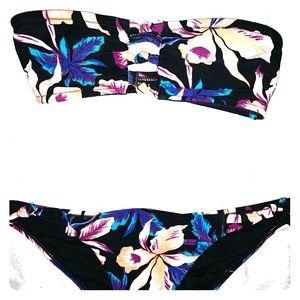 Roxy two piece bathing suit.
